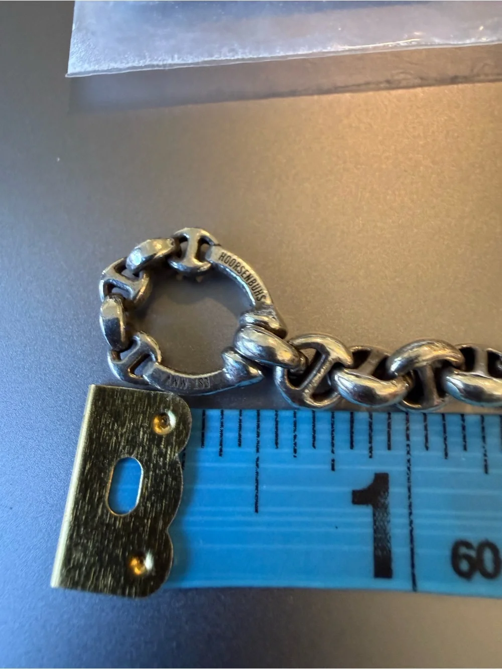 Hoorsenbuhs 5MM OPEN-LINK BRACELET .925 Sterling Silver w/ Diamond accents
